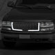 Front Grille Vertical Slat Fence W/LED DRL <br> 99-02 Chevry Silverado / Suburban 1500 2500 LD