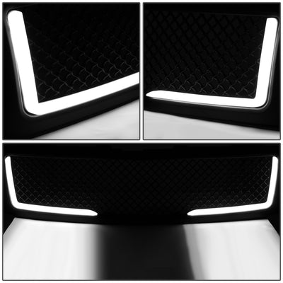 Diamond Mesh LED DRL Front Grille <br>07-13 Chevy Silverado 1500