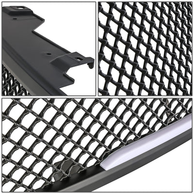 Diamond Mesh LED DRL Front Grille <br>07-13 Chevy Silverado 1500
