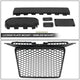Black RS Style Front Grille w/ License Plate Mount<br>06-08 Audi A3, A3 Quattro