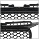 Black RS Style Front Grille w/ License Plate Mount<br>06-08 Audi A3, A3 Quattro