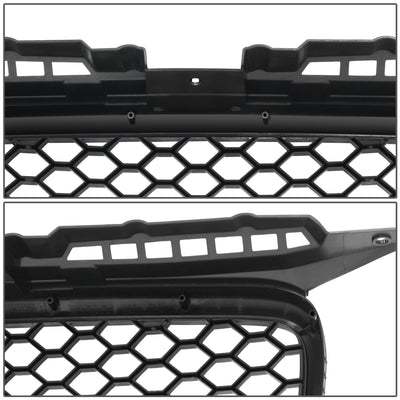 Black RS Style Front Grille w/ License Plate Mount<br>06-08 Audi A3, A3 Quattro