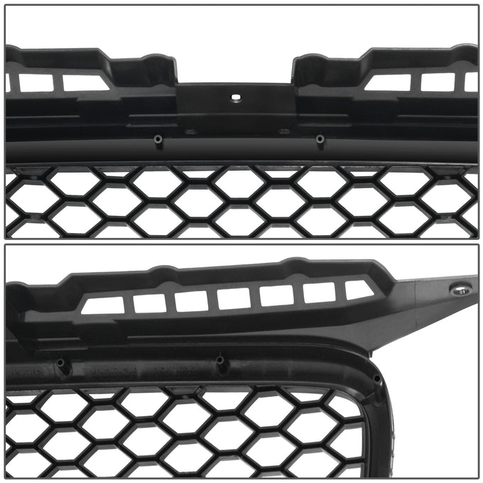 Black RS Style Front Grille w/ License Plate Mount<br>06-08 Audi A3, A3 Quattro