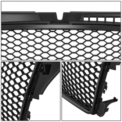Black RS Style Front Grille w/o Parking Sensor Holes<br>09-13 Audi A3, A3 Quattro