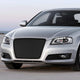 Black RS Style Front Grille w/o Parking Sensor Holes<br>09-13 Audi A3, A3 Quattro