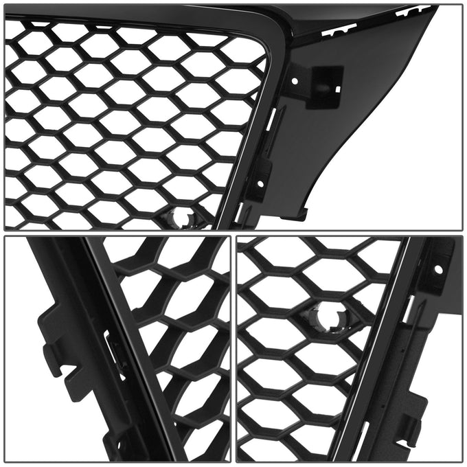 RS4 Style Front Mesh Grille w/ Parking Sensor Holes <br>09-13 Audi A3