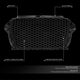 Black RS3 Style Front Grille w/ Sensor Bracket<br>14-16 Audi A3 Quattro S3