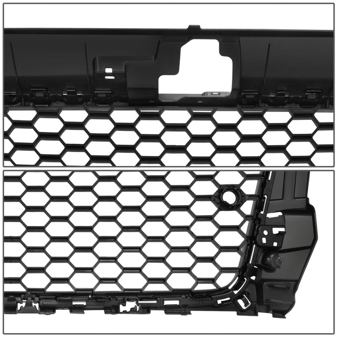 Black RS3 Style Front Grille w/ Sensor Bracket<br>14-16 Audi A3 Quattro S3