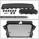 RS3 Front Grille Assembly w/ Parking Sensor Holes <br>14-16 Audi A3 Quattro S3