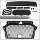 RS3 Style Grille Assembly w/ License Plate Mount <br>17-20 Audi A3 S3
