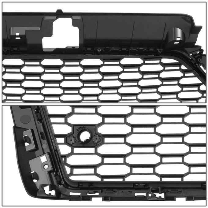 Front Mesh Grille w/ Parking Sensor Holes & Bracket <br>17-20 Audi A3