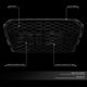 Black RS4 Style Front Grille w/ Camera Bracket<br>17-19 Audi A4 Quattro S4