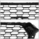Black RS4 Style Front Grille w/ Camera Bracket<br>17-19 Audi A4 Quattro S4