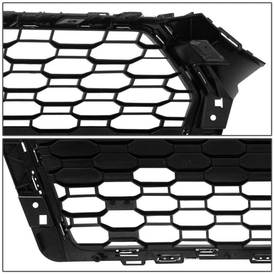 RS4 Front Mesh Grille Assembly w/o Sensor Holes <br>17-19 Audi A4 Quattro S4