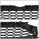 Black RS4 Style Front Grille w/ License Plate Mount<br>20-22 Audi A4 Quattro S4