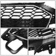 Black Chrome RS4 Style Front Grille w/ Sensor Bracket<br>20-22 Audi A4 Quattro S4