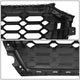 Honeycomb Mesh Front Bumper Grille w/Camera Mount <br>21-23 Audi Q5 SQ5
