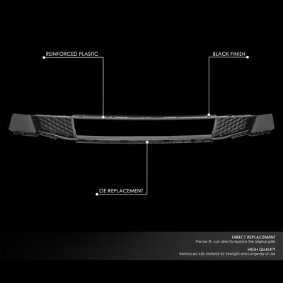 Matte Black Front Bumper Lower Grille<br>19-23 Ford Ranger