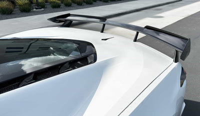 2 Pc black Wickerbill high wing <br>20-24 Chevy Corvette