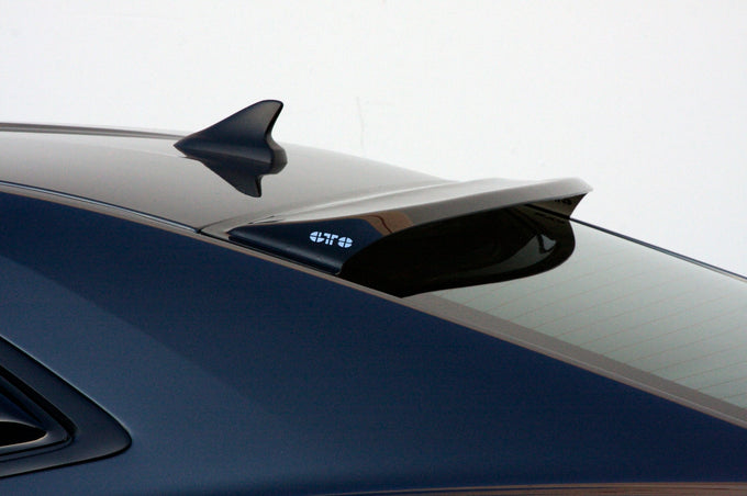 Smoke Solarwing II Rear Window Deflector <br>10-15 Chevy Camaro