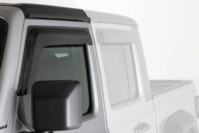 2 Pc Smoke Ventguard Front Doors <br>20-23 Jeep Gladiator