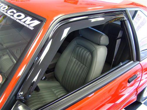 2 Pc Smoke Ventgard <br>83-93 Ford Mustang