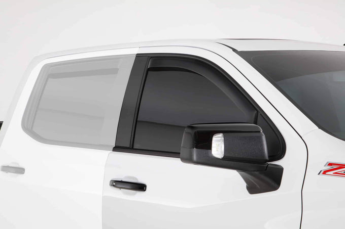 2 Pc Smoke Ventgard Snap <br>19-24 Chevy Silverado 1500
