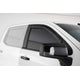 2 Pc Carbon Fiber Look Ventgard Snap <br>19-24 Chevy Silverado 1500 2500