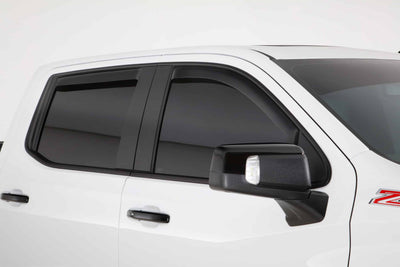 4 Pc Smoke Ventgard Snap Crew Cab <br>19-24 Chevy Silverado 1500 2500