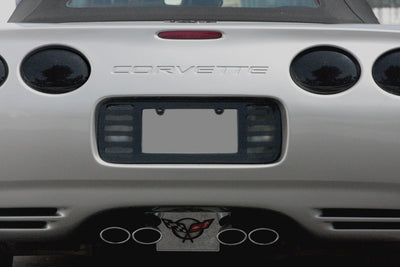 Smoke License Plate Surround <br>97-04 Chevy Corvette