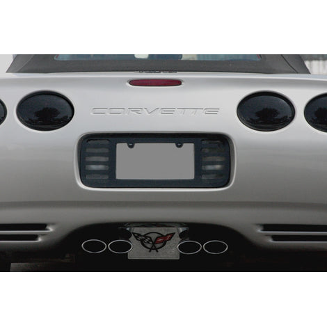 Carbon Fiber Look License Plate Surround <br>97-04 Chevy Corvette