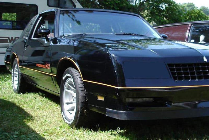 2 Pc Smoke Headlight Cover <br>83-88 Chevy Monte Carlo