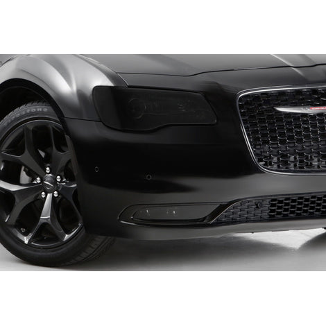 2 Pc Smoke Headlight Cover <br>11-23 Chrysler 300