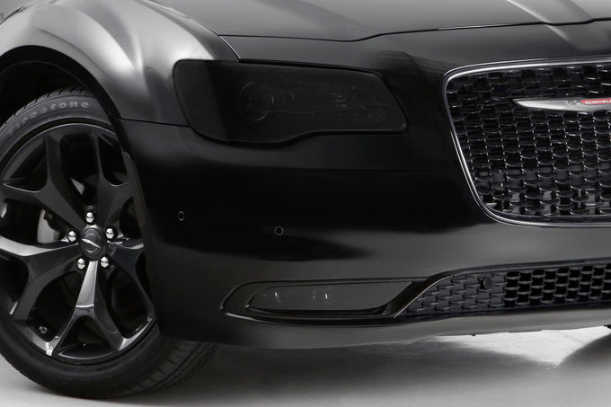 2 Pc Smoke Headlight Cover <br>11-23 Chrysler 300