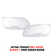 2 Pc Clear Headlight Cover <br>84-88 Buick Regal