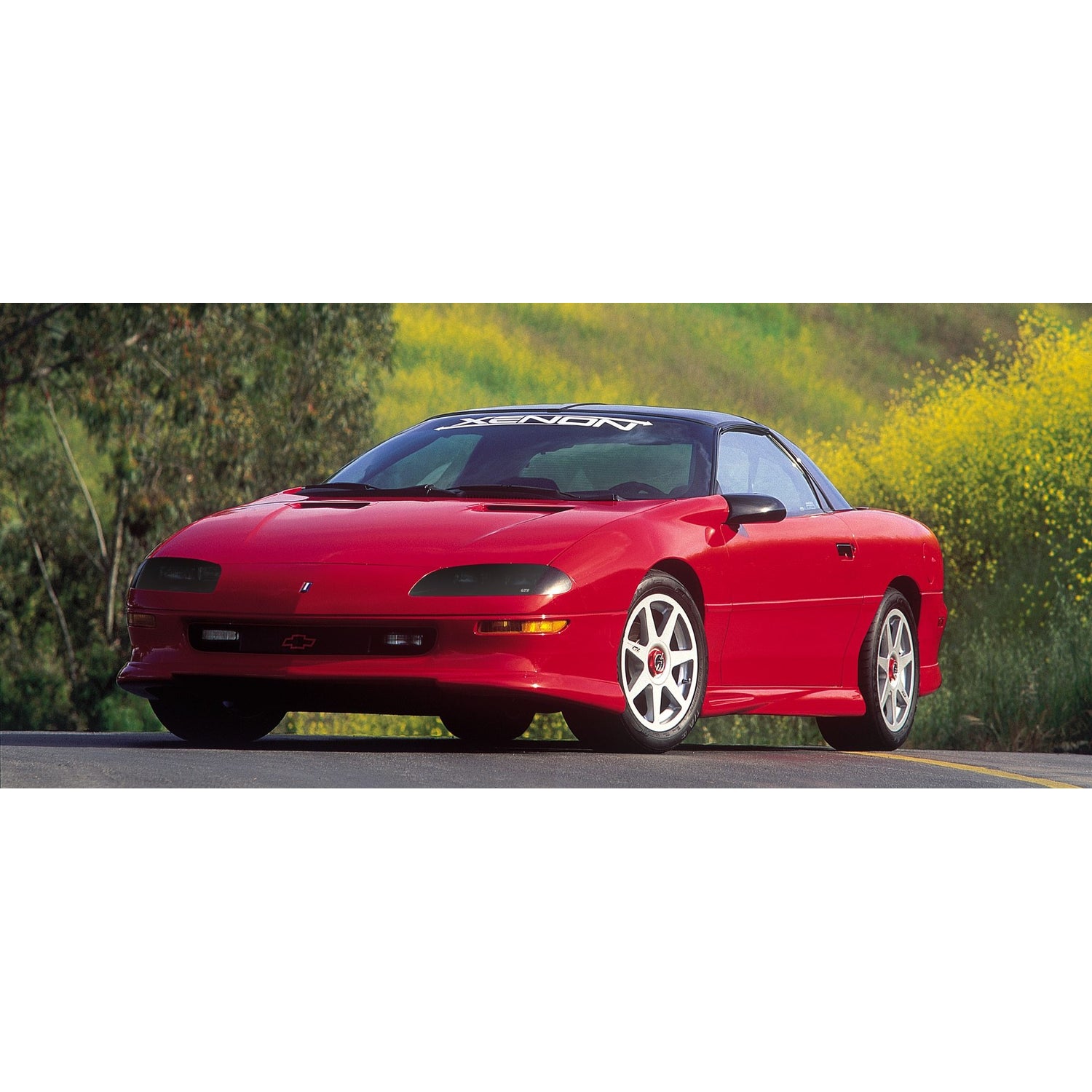 2 Pc Smoke Headlight Cover <br>93-97 Chevy Camaro