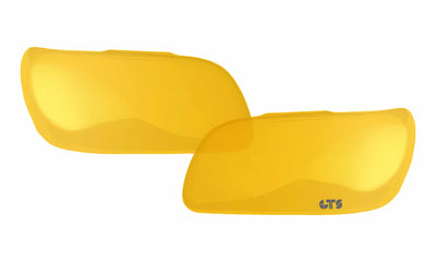 2 Pc Transparent Yellow Headlight Cover <br>91-94 Chevy Cavalier Z24