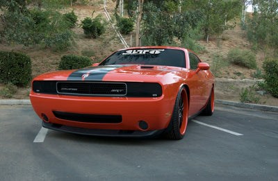 2 Pc Smoke Headlight Cover <br>08-14 Dodge Challenger