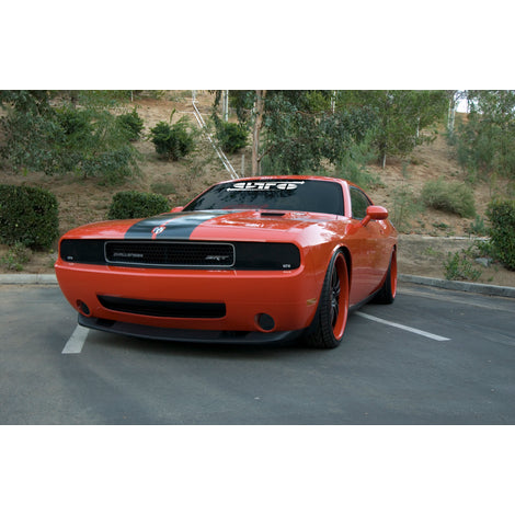 2 Pc Carbon Fiber Look Headlight Cover <br>08-14 Dodge Challenger