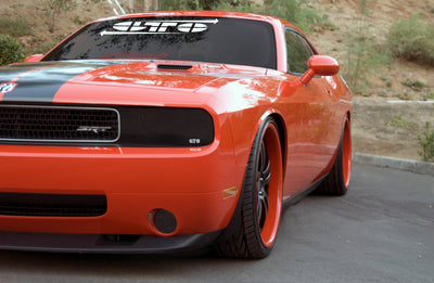 2 Pc Carbon Fiber Look Headlight Cover <br>08-14 Dodge Challenger