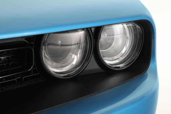 4 Pc Clear Headlight Cover <br>15-23 Dodge Challenger