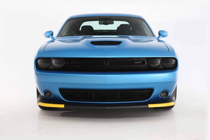 4 Pc Smoke Headlight Cover <br>15-23 Dodge Challenger