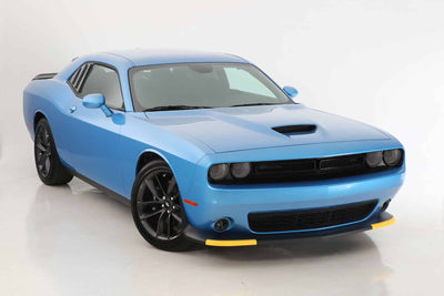 4 Pc Carbon Fiber Look Headlight Cover <br>15-23 Dodge Challenger