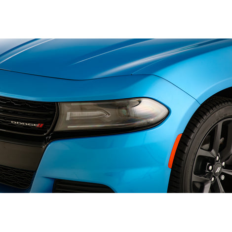 2 Pc Clear Headlight Cover <br>15-23 Dodge Charger