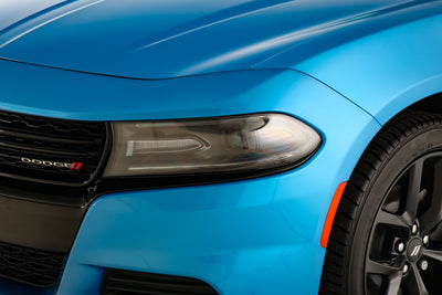 2 Pc Clear Headlight Cover <br>15-23 Dodge Charger