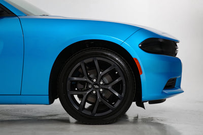 2 Pc Smoke Headlight Cover <br>15-23 Dodge Charger