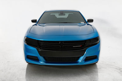 2 Pc Smoke Headlight Cover <br>15-23 Dodge Charger