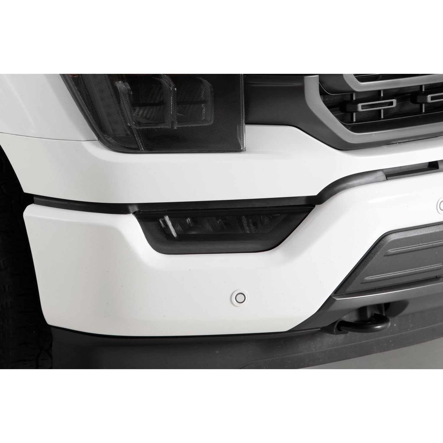 2 Pc Carbon Fiber Look Foglight Covers <br>19-23 Ford F-150