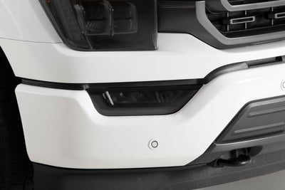 2 Pc Carbon Fiber Look Foglight Covers <br>19-23 Ford F-150