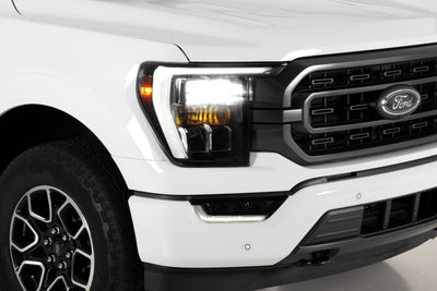 2 Pc Smoke Headlight Covers <br>19-23 Ford F-150